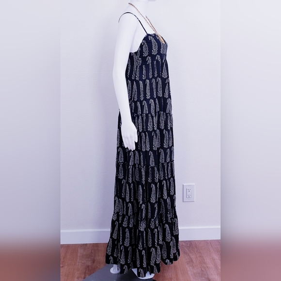 Denim and Supply Ralph Lauren Paisley Printed Tiered books Maxi dress S/P - Picture 4 of 10